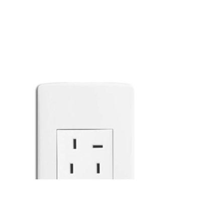 Imagem de Conjunto Tomada Fone Siena 4X2 Com Placa Branca 6558