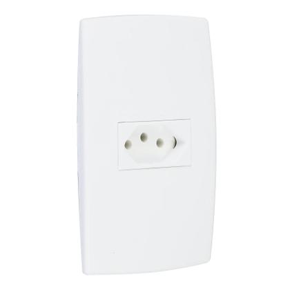 Imagem de Conjunto Tomada Horizontal 4X2 10A Pial Plus 615080 Legrand