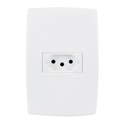 Imagem de Conjunto Tomada Horizontal 4X2 10A Pial Plus 615080 Legrand