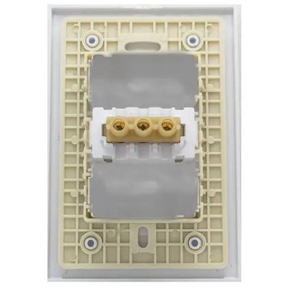 Imagem de Conjunto Tomada Interruptor Simples Horizontal 4x2 - RVB-1000/2 - RAVENNA