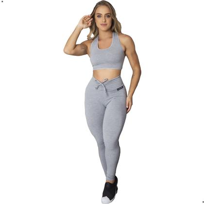 Imagem de Conjunto Top e Legging Levanta Bumbum Academia ZERO TRANSPARENCIA