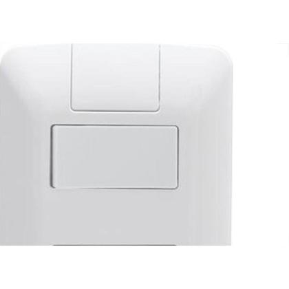 Imagem de Conjunto Tramontina Aria 4X2 Branco Com Placa (1 Simples+1Tomada ) 57241/064