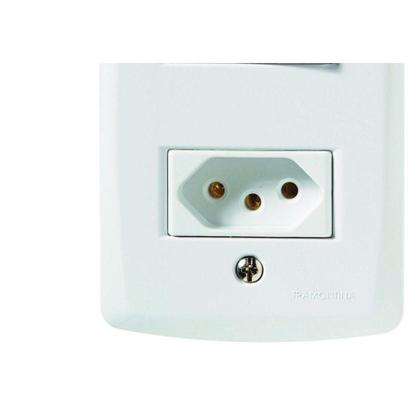 Imagem de Conjunto Tramontina Com Placa Lux2 1 Paralelo + Tomada 2P+T. 10A. 145/050