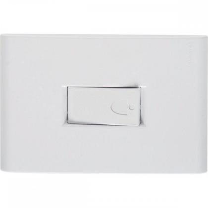 Imagem de Conjunto Tramontina Liz 4X2 Branco Com Placa (1 Campainha)