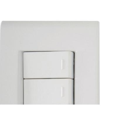 Imagem de Conjunto Tramontina Liz 4X2 Branco Com Placa (2 Simples+Tomada 10A)