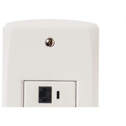 Imagem de Conjunto Tramontina Lux 4X2 Branco Com Placa (1 Tomada Rj45)