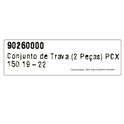 Imagem de Conjunto Travas Pcx 150 2019 a 2022 Magnetron