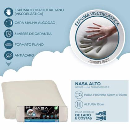 Imagem de Conjunto Travesseiros Viscoelásticos Ortopédicos Macios