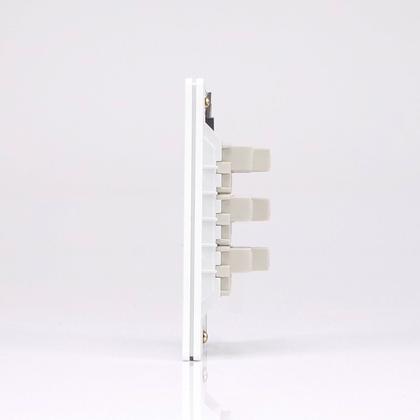 Imagem de Conjunto Triplo 3 Interruptor Simples Infiniti 10 Unidades Margirius