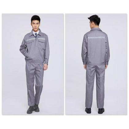 Imagem de Conjunto Uniforme Faixa Refletiva EPI Profissional Segurança do Trabalho Obra Estrada Construtora Serviço Construçao Civil