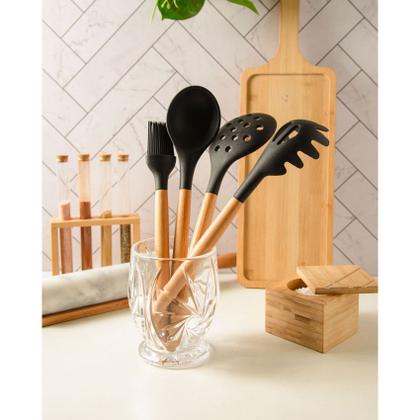 Imagem de Conjunto Utensílios Lyor Charmy Silicone 9 Peças