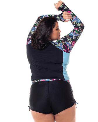 Imagem de Conjunto UV Camisa e Calcinha Shortinho Zara  Proteção Solar UV50 