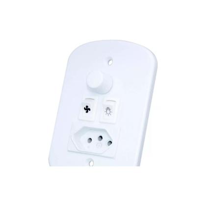 Imagem de Conjunto Variador Rotativo Para Ventilador + Tomada 10a - PW