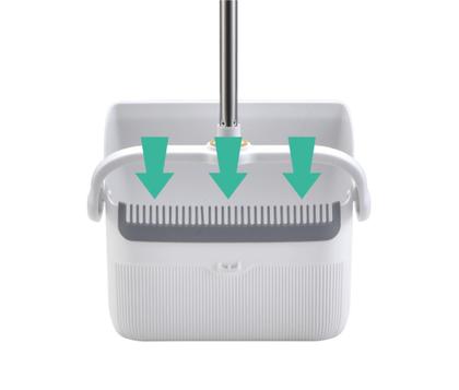 Imagem de Conjunto Vassoura e Pá Dobrável com Cabo em Aço Inox Resistente - Flytex