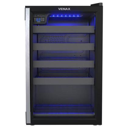 Imagem de Conjunto Venax Cervejeira Blue e Adega Piubella 100 Litros preto fosco Porta Invertida 220V