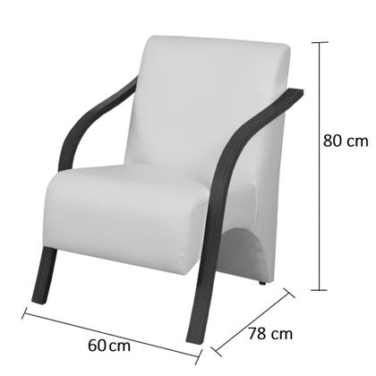 Imagem de Conjunto Vênus Braço Madeira D Salla Suede 2 Poltronas de 1 Lugar e 1 de 2 Lugares 