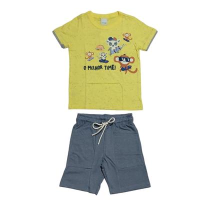 Imagem de Conjunto Verão Camisa Short Infantil Menino