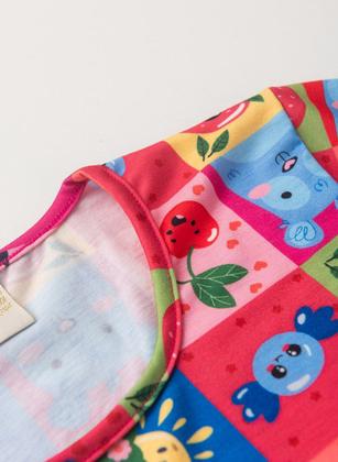 Imagem de Conjunto Verão Menina Pink Cropped e Shorts com Cadarço Mix de Fofura