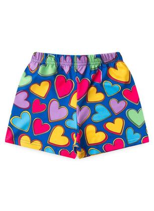 Imagem de Conjunto Verão Menina Royal Cropped e Shorts com Cadarço Corações