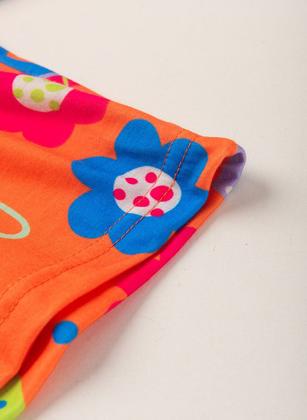 Imagem de Conjunto Verão Menina Vitamina Cropped e Shorts Com Cadarço