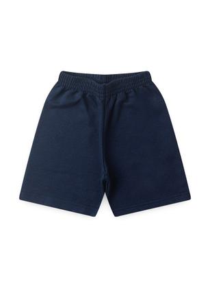 Imagem de Conjunto Verão Menino Marinho Camiseta com Recorte e Bermuda Molekada