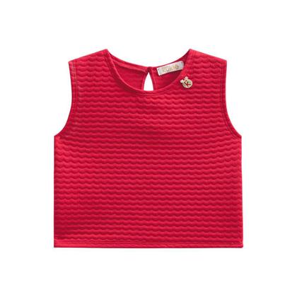 Imagem de Conjunto Vermelho e Saia com Shorts Embutido