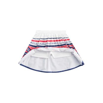 Imagem de Conjunto Vermelho e Saia com Shorts Embutido