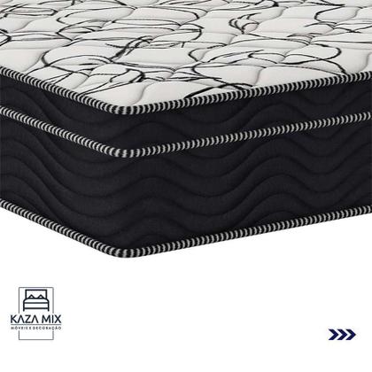 Imagem de Conjunto Viúvo Cama Bege Box Baú Colchão Firme Ortobom D45 Cor:cinza