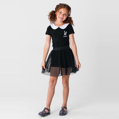 Imagem de Conjunto Wandinha infantil menina Brandili