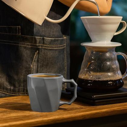 Imagem de Conjunto Xícara de Café Canequinha Cerâmica 120ml Kit 6 unidades Cores Diversas