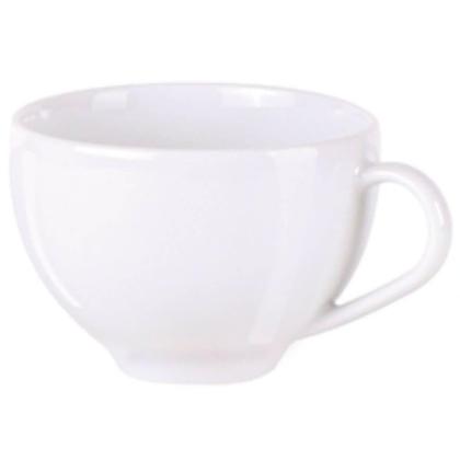 Imagem de Conjunto Xícara e Pires de Chá 250ml Porcelana Tramontina Maria Augusta Branco Mesa Posta