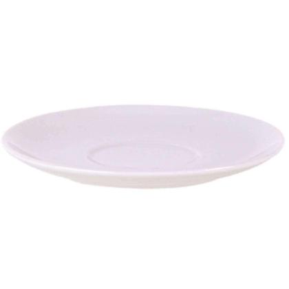 Imagem de Conjunto Xícara e Pires de Chá 250ml Porcelana Tramontina Maria Augusta Branco Mesa Posta