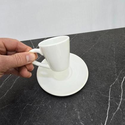 Imagem de CONJUNTO XÍCARAS CAFÉ 80ml BRANCO BRILHO