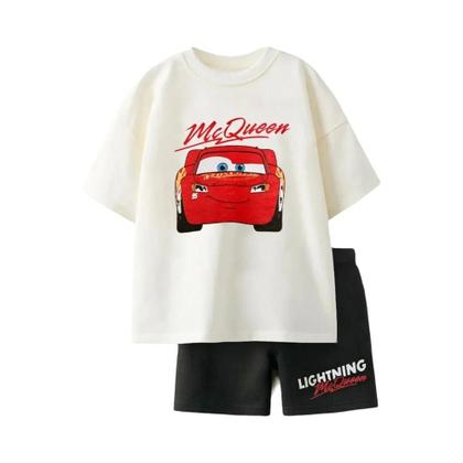 Imagem de Conjuntos De Roupas De Verão Para Meninos De 1 a 6 Anos, Camiseta De Manga Curta E Shorts, Roupas