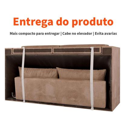 Imagem de Conjuntos de Sofás 2 e 3 Lugares Lubeck Retrátil Bege