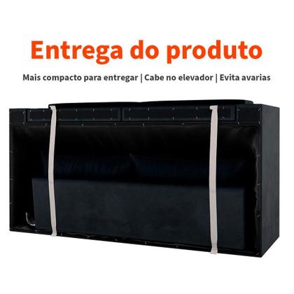 Imagem de Conjuntos de Sofás 2 e 3 Lugares Lubeck Retrátil Preto