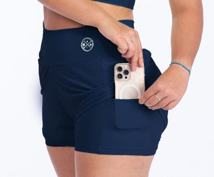 Imagem de Conjuntos Short Duplo Com Top Roupas De Academia Lançamento