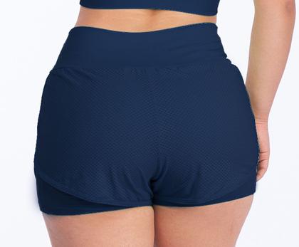 Imagem de Conjuntos Short Duplo Com Top Roupas De Academia Lançamento