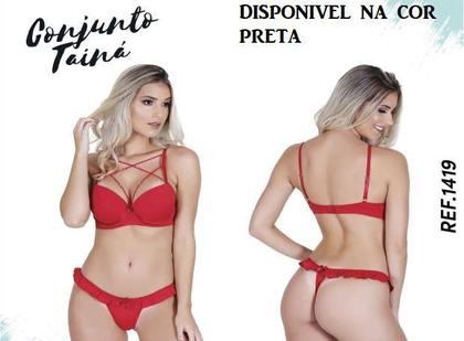 Imagem de Conjuntos Variados Promocionais de Luxo em Microfibra com Detalhes em Renda