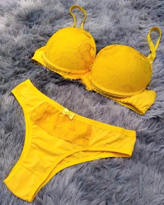 Imagem de Conjuntos Variados Promocionais de Luxo em Microfibra com Detalhes em Renda