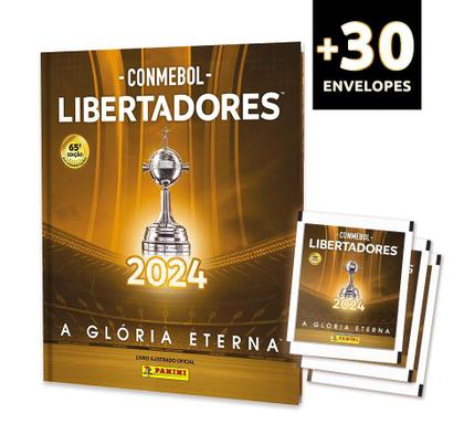 CONMEBOL LIBERTADORES 2024 - Kit Box Premium Capa Dura + 30 Envelopes Imagem de CONMEBOL LIBERTADORES 2024 - Kit Box Premium Capa Dura + 30 Envelopes