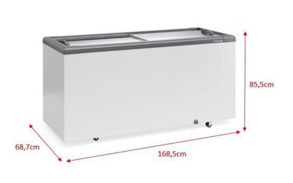 Imagem de Conservador para Congelados Horizontal Sistema Ar Forcado 500 litros - GHD-500/CZ/220V - Gelopar
