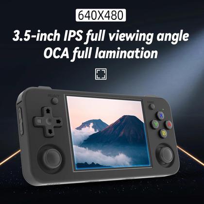 Imagem de Consola de jogos portátil Cawevon RG35XX H 3.5" IPS Screen 64+128GB