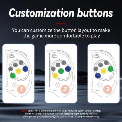 Imagem de Consola de jogos portátil Volacle RG ARC D Android 11 128GB Cinza