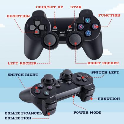 Imagem de Consola de jogos Retro 10888 Games 4K HDMI Output +2 Control