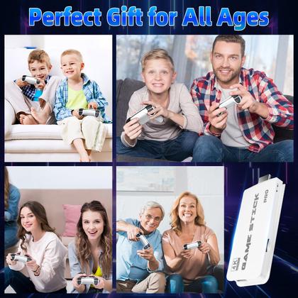 Imagem de Consola de jogos retro Xiskt Retro Game Stick 4K com mais de 20000 jogos