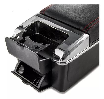 Imagem de Console Apoio De Braço Central Universal Porta Objetos 7 Usb