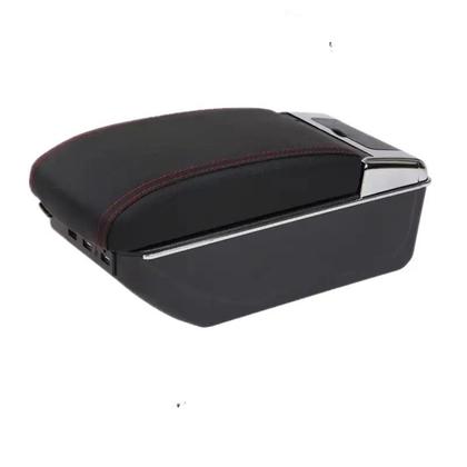 Imagem de Console Apoio De Braço Central Universal Porta Objetos 7 Usb