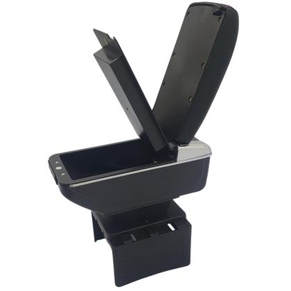 Imagem de Console Apoio De Braço Universal Veicular Entrada Usb Azul