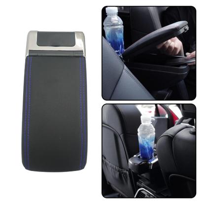 Imagem de Console Apoio De Braço Universal Veicular Entrada Usb Azul